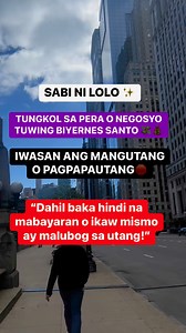 24 reactions · 40 comments | #BiyernesSanto #HuwagMangutang #HuwagMagpautang #IgalangAngBanalNaAraw #BawalUtangNgayon #GoodFridayReminder #ArawNgPagninilay #WalangUtanganSaBiyernesSanto #SpiritualReflectionDay #PinoyTradisyon | Nat Nat | Facebook