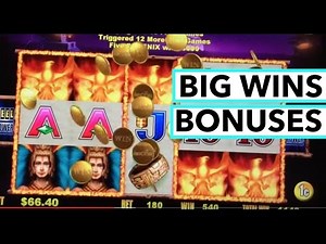 BIG WINS!!! Bonuses on Fire & Light Slot Machine