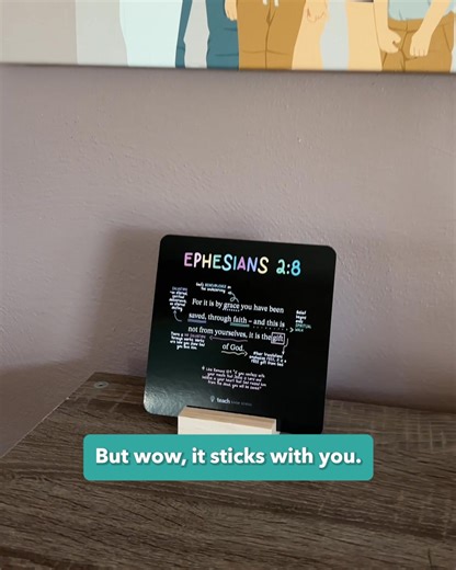 Leave one card on display, and let God’s Word speak to you — again and again. With our Scripture Mapping Cards, you'll take a single Bible verse and explore its real meaning — one word, one phrase, one spiritual insight at a time. ✨ Whether you're a self-guided Bible student, a homeschooling parent, or a grandmother sharing the Word with your grandkids, this tool makes Scripture come alive. It helps you not just read the Bible — but truly absorb it. Each card guides you through: ✅ What the verse