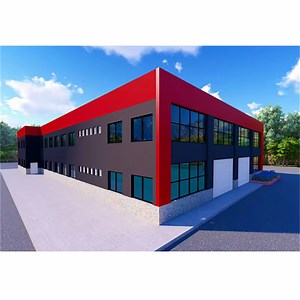 [Hot Item] Q355 Prefabricated Steel Structure Warehouse Shed Hangar Column Beam