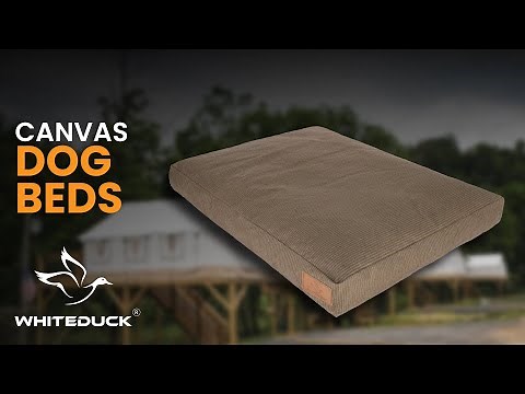Canvas Pet Bed for indoor & outdoor use | Rugged, durable dog bed | Up Close & Personal