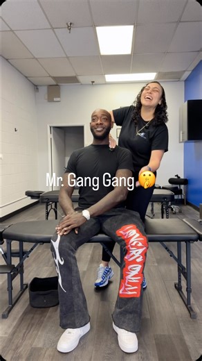 Dr. Christina, DC, CCSP® | Sports Medicine Specialist on Instagram: "Mr. Gang Gang knew where to come to get right pt. 1 😌🤞🏽 #longbeach #ganggang #longbeachchiropractor #chiropractic #chiropractor"