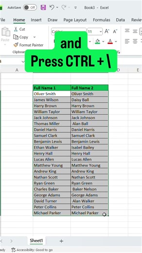 Are you not able to find the difference between 2 columns. Here’s u can do it in seconds…👩🏼‍💻