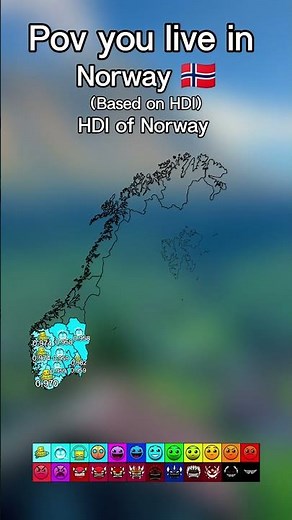 Pov you live in Norway 🇳🇴 Based on HDI HDI of Norway #map #mapping #europe #norway