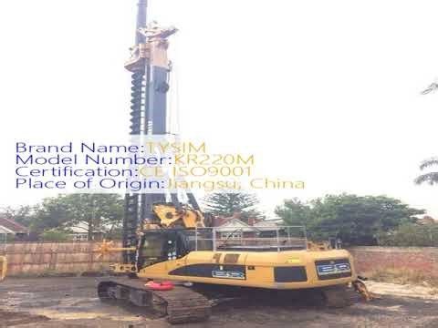 20m Depth Rotary Drilling Rig CFA Piling Machine