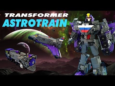LEGO Astrotrain (g1 transformers cartoon) triple changer locomotive / space shuttle