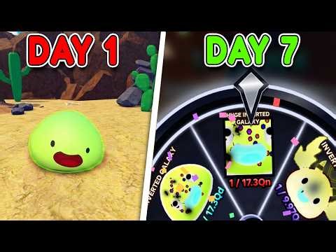 I Played Slime RNG For 7 DAYS without LEAVING!