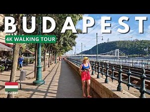 Budapest, Hungary: 4K Walking Tour | Iconic Landmarks and River Views