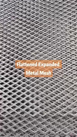 Flattened Expanded Metal Mesh Is Flattened by Mesh Flattened Machine, this process reduces the thickness of the sheet and stretches the diamond pattern, resulting in a flat, even, diamond surface, customized sizes can be made accoding to specific requirements… #Expandedmetalmesh#flattenedexpandedmetalmesh#expandedmesh#Flattened#metalmesh#Factory#manufacturer#China#professional#diamondmesh#goodprices
