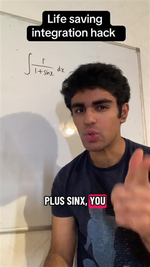 Integration hack conjugate #maths #math #alevels #calculus #highschool
