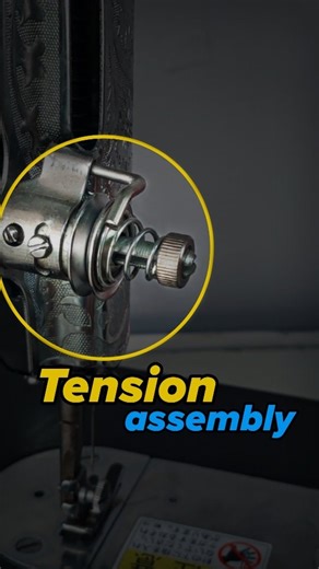 Jasmine sewing machines on Instagram: "Sewing machine tension assembly. . #sewing #sewingtutorial #sewingtips #sewingmachine #sewingproject #tips"