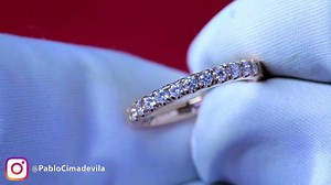 6.8M views · 31K shares | HOW IT´S MADE - RIVIERA PAVÉ DIAMOND RING IN 18K ROSE GOLD Amazing @Pablo Cimadevila | I Love Jewelry | Facebook
