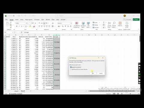 How to calculate mean, Variance, Standard Deviation, Standard Error and CV