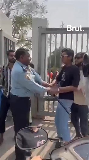 Brut India on Instagram: "Police had to step in after a Valentine’s Day event at NMIMS Indore was brought to a halt. The college later gave a statement and said that an unauthorised group disrupted a student-led "Bake & Sell" event, after which security protocols were activated and police intervened. No students or staff were injured in the incident."