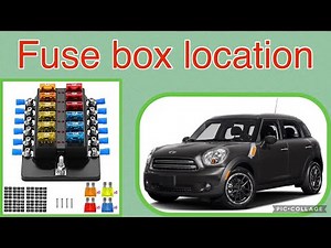 Où se trouvent les fusibles du Mini Countryman ? - Mini (Countryman1, R60)