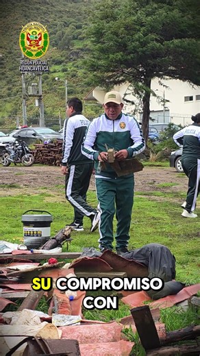 Descontaminación en Totoral: Compromiso de la Policía PNP