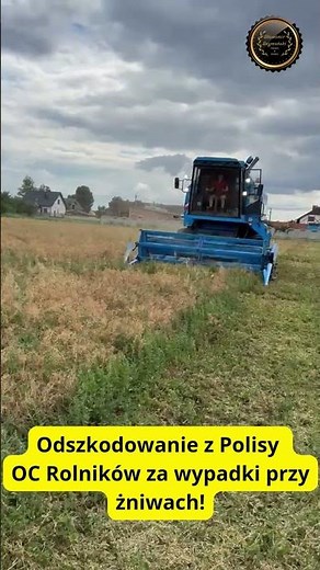 Wypadek podczas żniw? 🚜 Sprawdź, jak działa polisa OC Rolników!