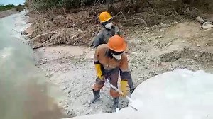 180K views · 721 reactions | CHAMBISHI POLLUTION Sino Metals adding lime to the polluted water bodies to mitigate the impact of the pollution involving acidic effluent from copper ore processing. | Radio Icengelo | Facebook