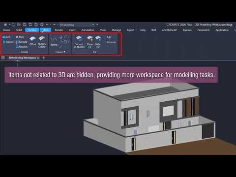 𝗖𝗔𝗗𝗠𝗔𝗧𝗘 𝟮𝟬𝟮𝟲 - 𝟯𝗗 𝗠𝗼𝗱𝗲𝗹𝗶𝗻𝗴 𝗪𝗼𝗿𝗸𝘀𝗽𝗮𝗰𝗲