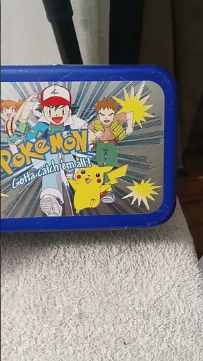 1998 Pokemon Gotta Catch Em All Collectors Tin Card/Mini Lunch Box Vtg Nintendo