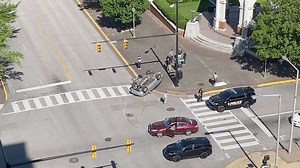 A scary situation this morning in the shadow of WSFA’s studios downtown. A crash caused a vehicle to flip at the intersection of Hull Street and Monroe Street. No word yet on injuries. | WSFA-TV