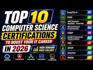 Top 10 Computer Science Certifications in 2026 | Best IT Certifications to Get Hired Faster