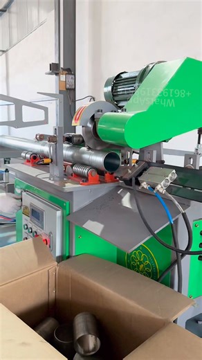 Automatic circular tube cutting machine, adjustable length Automatic circular tube cutting machine, adjustable length | Mr. Wang