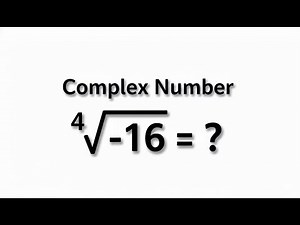 A Wonderful Complex number | Maths Problems | Complex Number