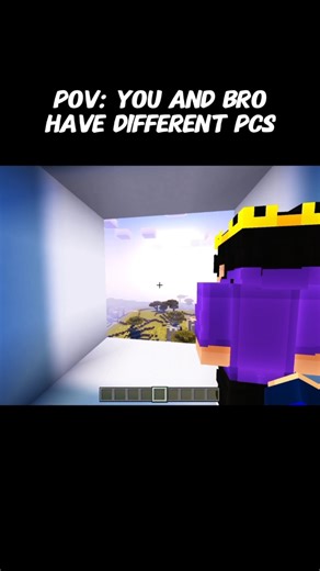 POV: You and Eggchan have different PCs #Minecraft