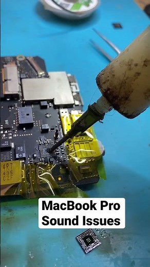 MacBook Pro sound issue. Fix with us
