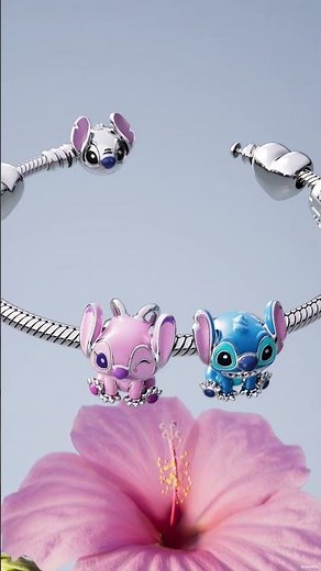 New arrivals: Disney’s Angel and Stitch charms by Disney x Pandora 💖 💙