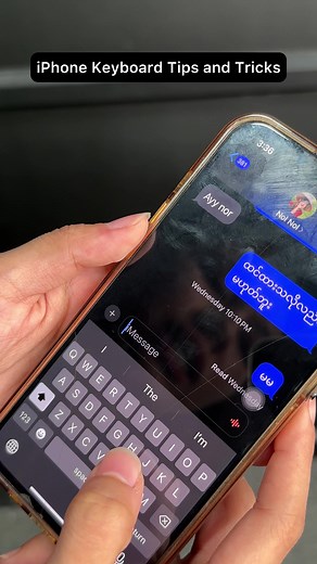 iPhone Keyboard Tips and Tricks for Myanmar Users