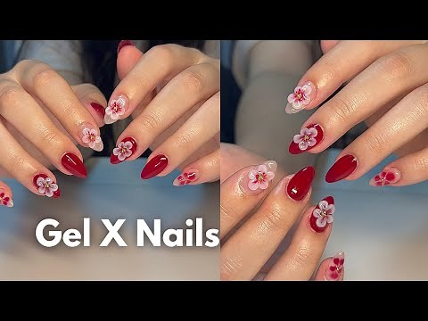 Watch me do a full gel x set | step by step tutorial 🧸