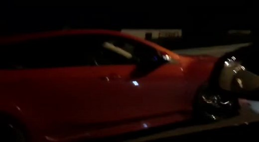 Knight rider out and about Gapping M2 competition like nothing. @dchoonz #knightrider #mazdaspeed3#fyp #screamerpipe #gappedperformance #bmwm2