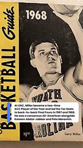 Larry Miller, Lehigh Valley native and UNC basketball legend, has passed away at 79. From Catasauqua High to leading Dean Smith’s Tar Heels to back-to-back Final Fours, Miller was a two-time ACC Player of the Year and UNC’s all-time leader in consecutive double-digit scoring games. He later set the ABA single-game scoring record with 67 points. A true icon, gone but never forgotten. 🏀 #LarryMiller #UNC #LehighValleyLegend #TarHeels #BasketballHistory #Catasauqua | Lehigh Valley with Love