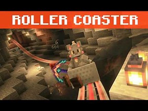 Minecraft Roller Coaster. 🚂 Loops in Minecraft?! Splinecart Mod Changes Everything! 🎢