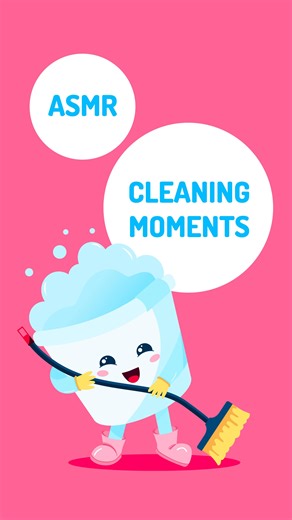 soothing cleaning sounds 🧽 using the Sweepy app to break it all into small, doable steps. tidy space, tidy mind ✨ | Sweepy - home cleaning app