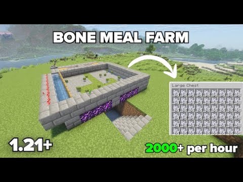 THE BEST bone meal farm 1.21+ (tutorial)