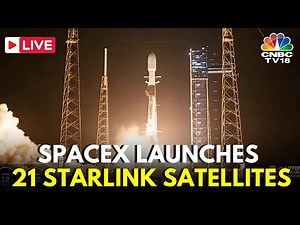 LIVE: SpaceX Launches 21 Starlink Satellites on Falcon 9 Rocket From Cape Canaveral | Musk | N18G