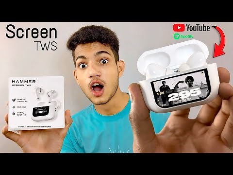 Hammer Screen TWS Review⚡️| Hammer Earbuds With Touch Screen 😍 | ANC ✅ Best Earbuds 2024