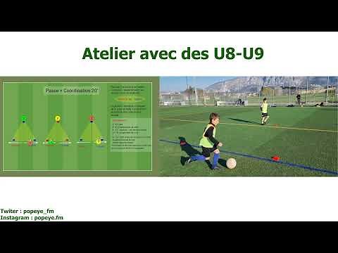 ENTRAINEMENT FOOTBALL POUR PETIT | Passe & Coordination (U8-U9) 🇫🇷