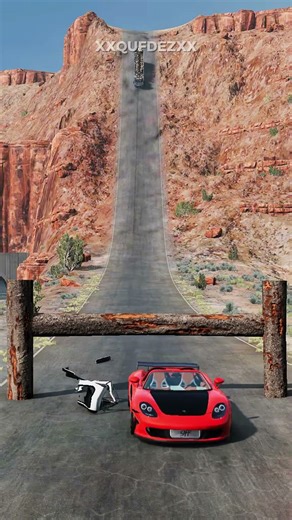 Cars VS Bus VS Log Trap #2 - BeamNG.Drive