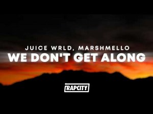 Juice WRLD, Marshmello - We Don't Get Along (Lyrics)