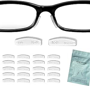 Dimension Lift & Grift Nose Pad Grips 10 Pairs Clear Glasses Sunglasses Nose Bridge (10)