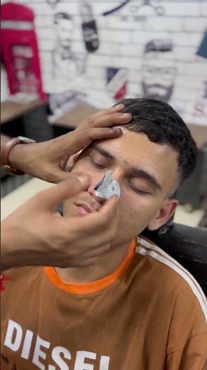Nose Strip Blackheads & Whiteheads Removal 😍 | Clean Nose in Minutes | ASMR #barber #asmr #beard