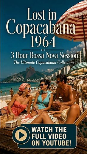 "Lost in Copacabana 1964" - 3 Hour Bossa Nova | FOR MORNING COFFEE ☕