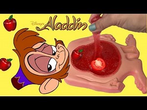 Disneys ALADDIN Monkey Abu Slime Belly Full of Toys Surprises