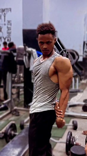 Muscle-Building Workout Routine in Gym Setting