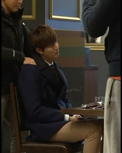 Lee Min Ho on set The Heirs