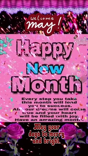 Happy New Month Blessings and Wishes for May